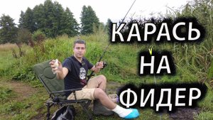 Ловля КАРАСЯ на ФИДЕР! Карась в августе на Даниловичах. Фидер.