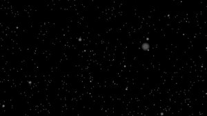 Анимация падающего снега на черном фоне 3D