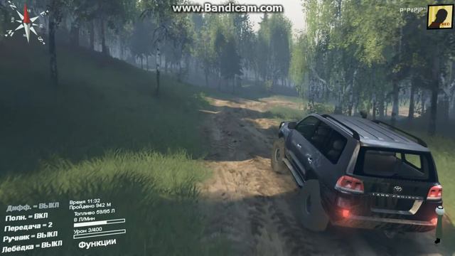 Spintires|Обзор мода Land Cruiser 200 смотреть онлайн