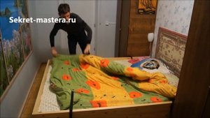 Двуспальная подъемная кровать своими руками / Самодельная мебель