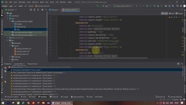 [SOLVED] For Unexpected implicit cast error to Android Studio