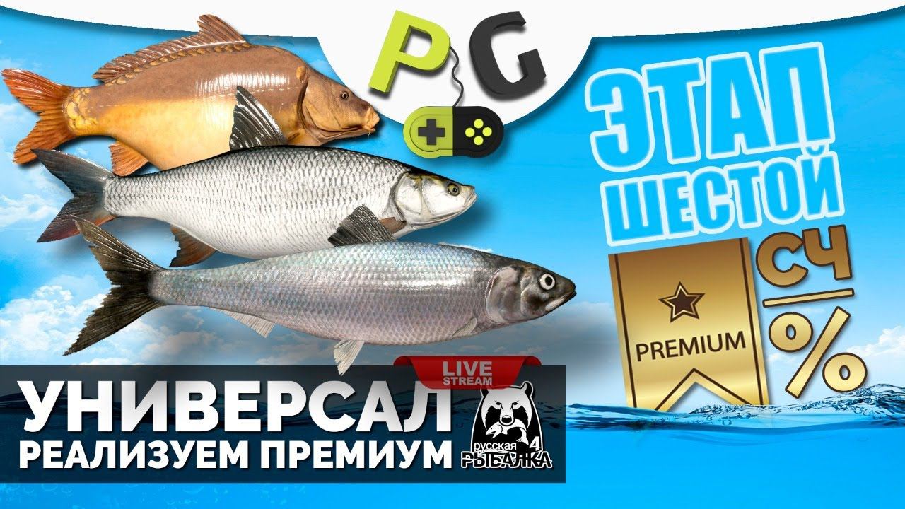 Русская Рыбалка 4 - Стрим Прокачка УНИВЕРСАЛА для 6-го этапа Стрим #13 Качаем поплавок в СЧ смотреть онлайн