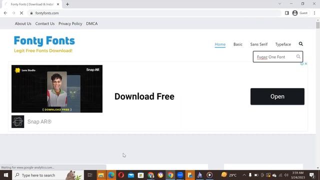 How to Download and install Fugaz One Font Free Download in Adobe Photoshop