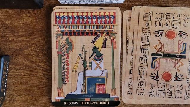 Egyptian Gods Oracle Cards by Silvana Alasia 'UNBOXING' смотреть онлайн