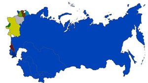 Распад СССР на карте кратко