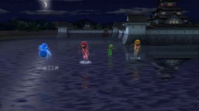 Wii Party U Minigame Showcase - Water Walkers смотреть онлайн