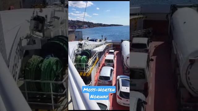 #shorts На пароме из Мосс в Хортен, Норвегия./By ferry from Moss to Horten, Norway. смотреть онлайн