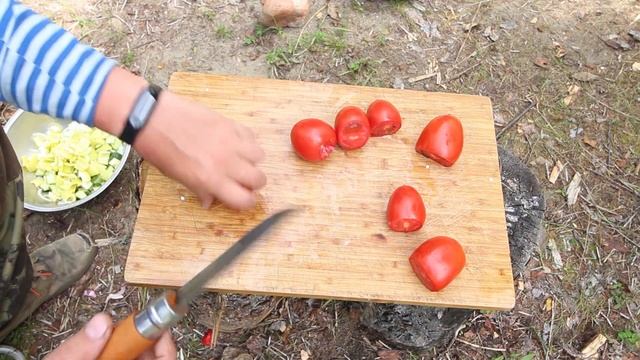 Греческий салат - походный смотреть онлайн