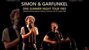 Simon and Garfunkel - America, Live in Oakland 1983