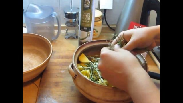 Печена картопля з розмарином