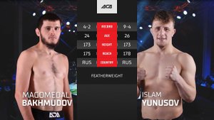 Магомедали Бахмудов vs. Ислам Юнусов | Magomedali Bakhmudov vs. Islam Yunusov | ACA YE 39