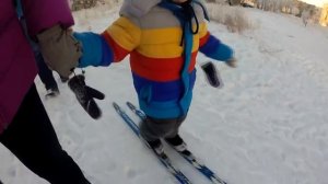 Как поставить ребенка на лыжи // Alpina touring, NORDWAY