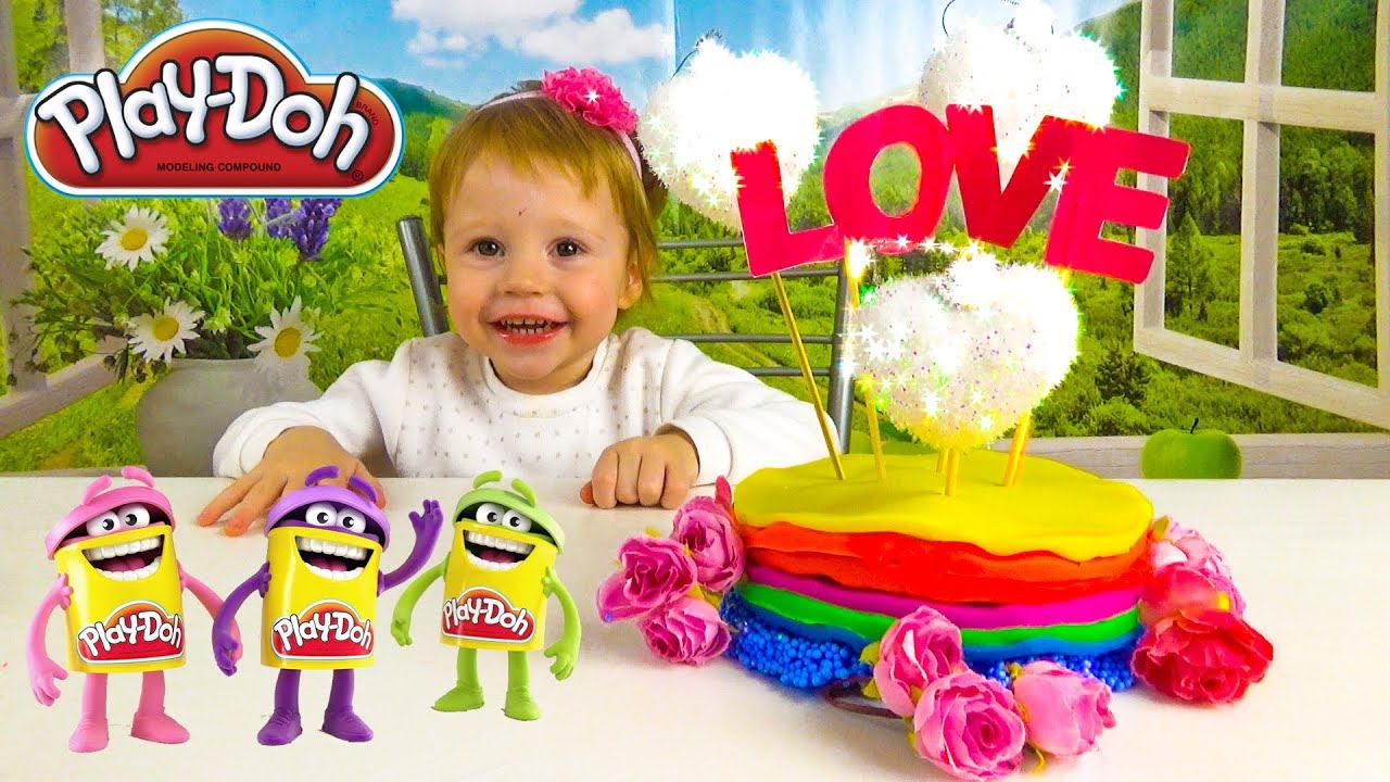 Подарок на День святого Валентина из пластилина смотреть онлайн