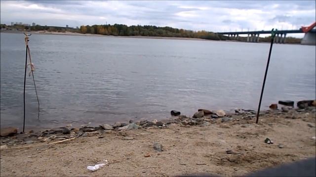 Рыбалка, коса, Бугринка, осень. смотреть онлайн