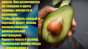 Как выбрать авокадо | ПОЛНЫЙ ТЕСТ | Как выбрать хороший авокадо - 5 особенностей