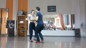 LINDY HOP Intermediate. Aksenov Sergey & Daria Chupyrkina 2017.02.18