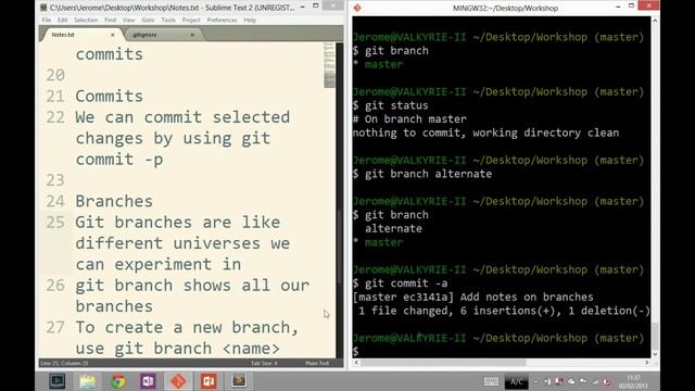Hackerschool AY 12/13 S 2: Git for Beginners (2/4) смотреть онлайн