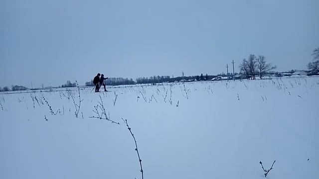 VLOG/ПРОГУЛКА НА ЛЫЖАХ/ПО ПОЛЮ! смотреть онлайн