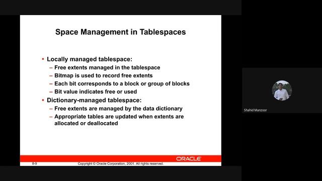 DBA_Tablespaces смотреть онлайн