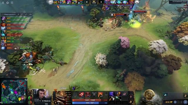 TEAM SPIRIT vs TEAM SECRET - 1 карта / Bo3 - Матч за Выход в Гранд-Финал TI10 [4ce & Lex] +Аналитик