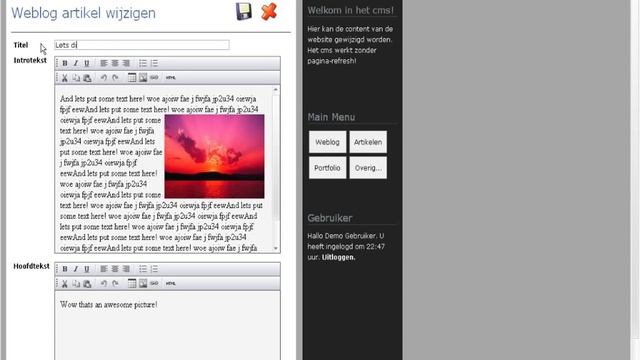 Full Ajax Controlled CMS смотреть онлайн