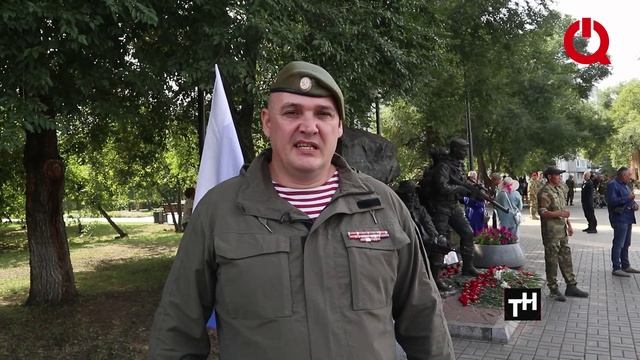 У памятника «Боевая тройка» состоялось событие, посвященное Дню Сил спецназа