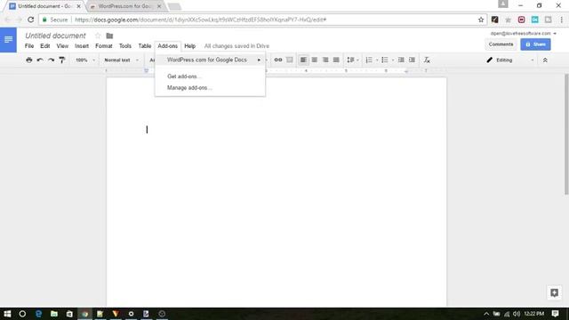 How to Post from Google Docs to WordPress