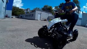 Детский квадроцикл Тест драйв бензинового квадроцикла motax h 4 mini