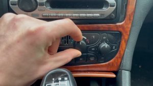 Для чего кнопка "EC"в MERCEDES W203 | What is the "EC" button for in MERCEDES W203?
