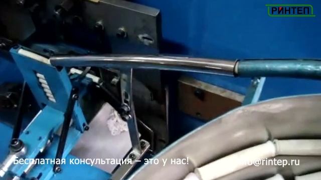 Станок для изготовления ручки ведра с пластиковой рукояткой смотреть онлайн