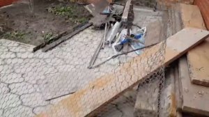 Ейск.? Заливаем бетонный пол в летней кухне.