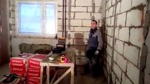 Лазерный уровень для установки  штукатурных маяков