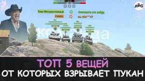 ТОП 5 ВЕЩЕЙ от КОТОРЫХ у нас ДИКО ГОРИТ в Tanks blitz