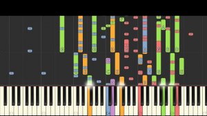 IMPOSSIBLE REMIX - Baldi's Basics In Education And Learning Theme Song - Piano Cover