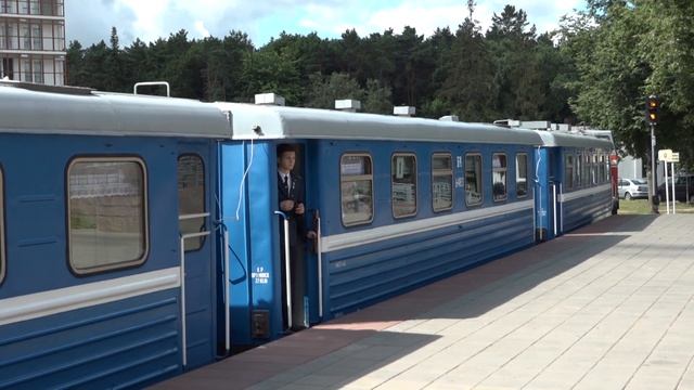 Детская железная дорога открылась для посетителей после ремонта смотреть онлайн