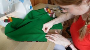 Первая сшитая вещь. Лежанка для котика? #DIY #сшить #лежанка #cat