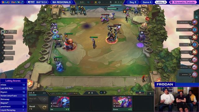 NA Regional Finals Day 3 Final Lobby Costream | Frodan Set 10 VOD