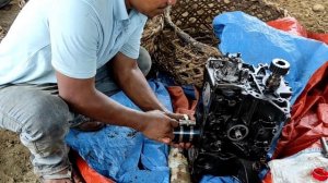 OVERHAULING OF  KIA  SEPHIA B5 ENGINE