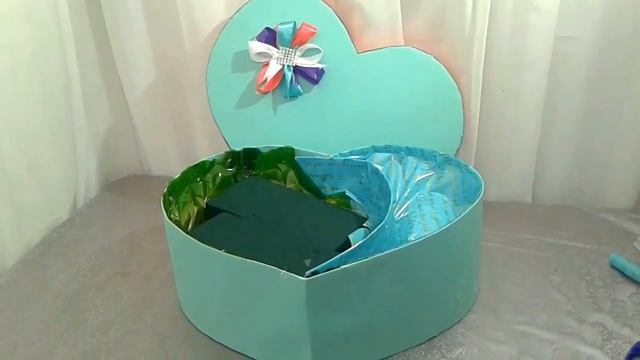 Цветочная коробочка с макарунами.  Flower Box With Macaroons