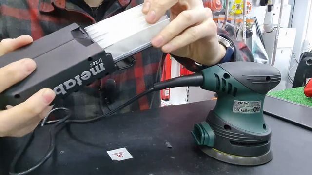 Распаковка эксцентриковая шлифмашина Метабо FSX 200 intec смотреть онлайн