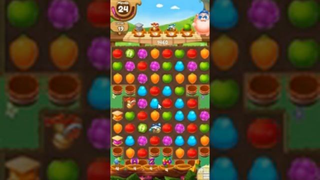 Fruit Crush Match 3 LEVEL 19 NO BOOSTERS ★★★ смотреть онлайн