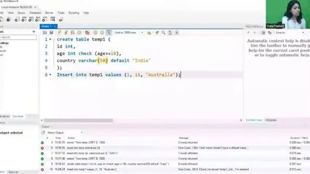 What are Constraints in SQL | Structured Query Language | DataTrained