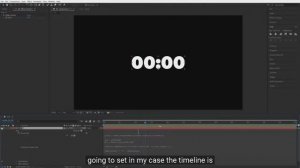 Как сделать Таймер обратного отсчета в After Effects.