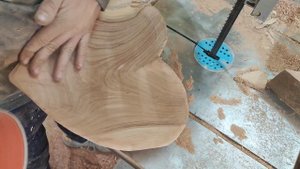 как сделать деревянную тарелку при помощи болгарки своими руками