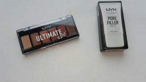 Обзор на NYX праймер для пор PORE FILLER и палетка теней ULTIMATE PET