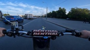 Scooter Vlog, тренирую 12 O'Clock! Стант на утке Yamaha bws
