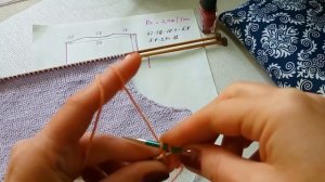 Как я вяжу пройму рукава и делаю расчет. Вязание проймы для втачного рукава