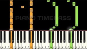 Terminator Theme 🔥 | Piano Tutorial | Piano Notes | Piano Online #pianotimepass #terminator #arnold