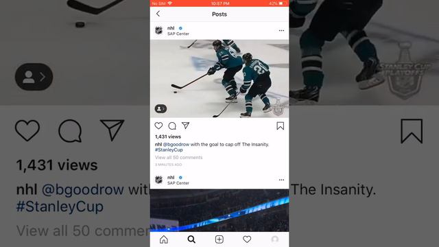 Sharks amazing comeback and win game 7 down 3-0