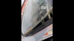 Покраска авто своими руками на улице.